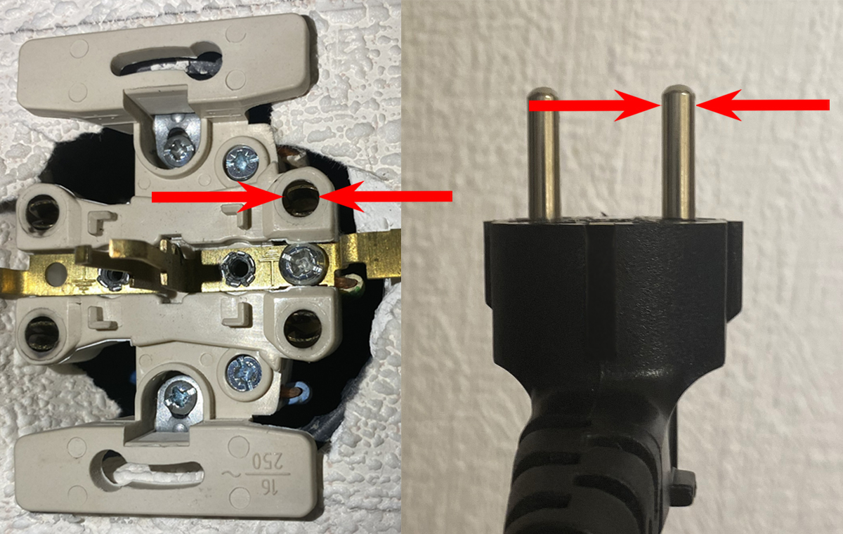 Искрит розетка